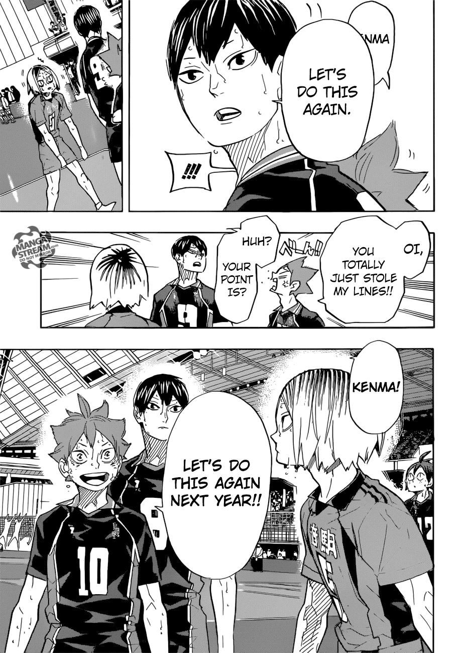 Haikyuu!!, Chapter 325 image 15